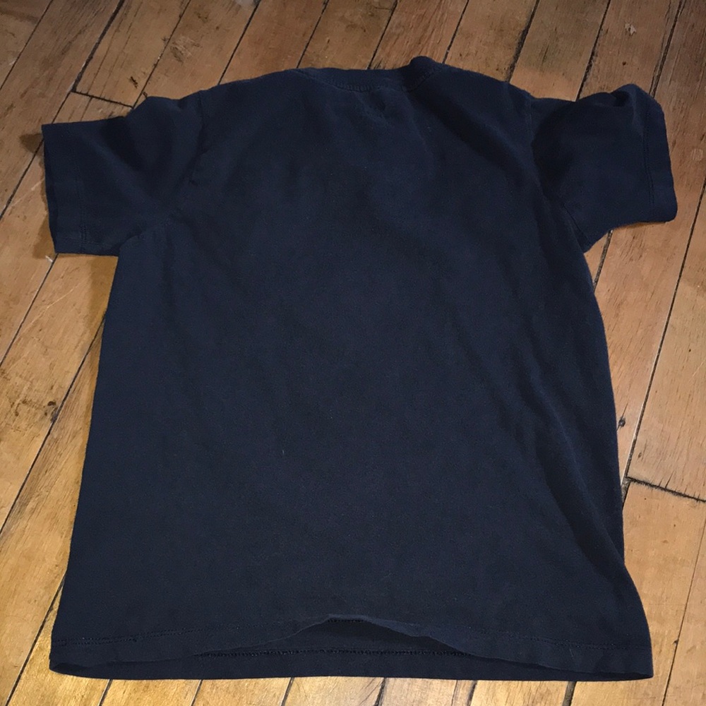 Nike Black Kids Tee with Red Sneaker & Green Flower Graphic - Picture 4 of 4